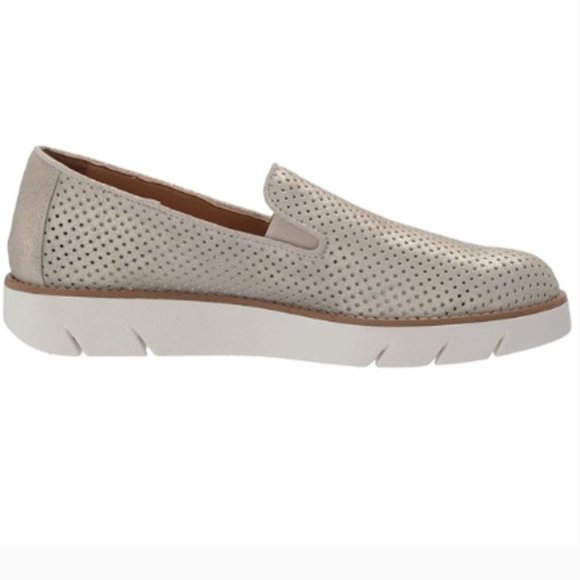 THE FLEXX Shoes - The Flexx Daily Perforated Leather Slip On Sneakers 10